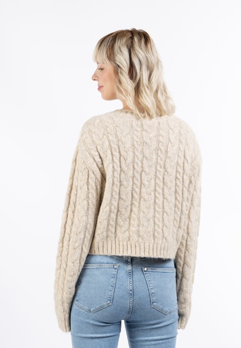 Mymo Cardigan women beige - Image 4