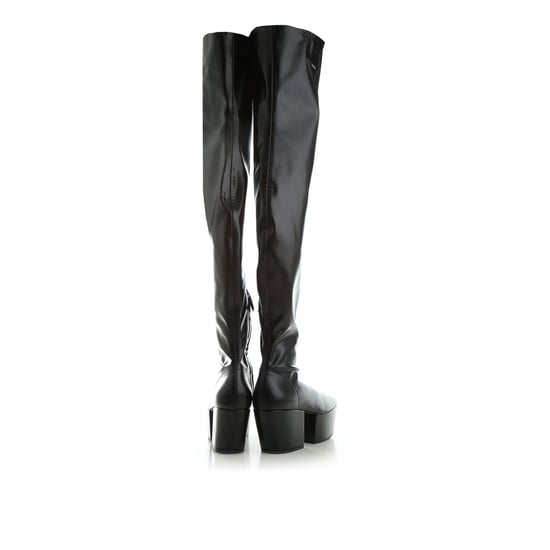 Botas de plataforma de piel Prada - Image 3