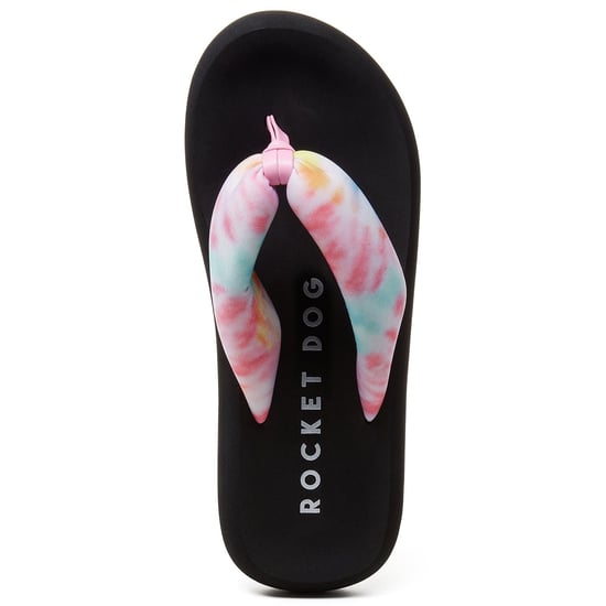 Rocket Dog Sunset Puff Tucker Textile Women's Pastel/Multi Flip Flops - Image 3