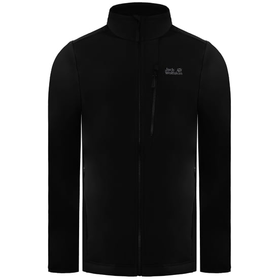 Jack Wolfskin Whirlwind Mens Black Softshell Jacket - Image 1