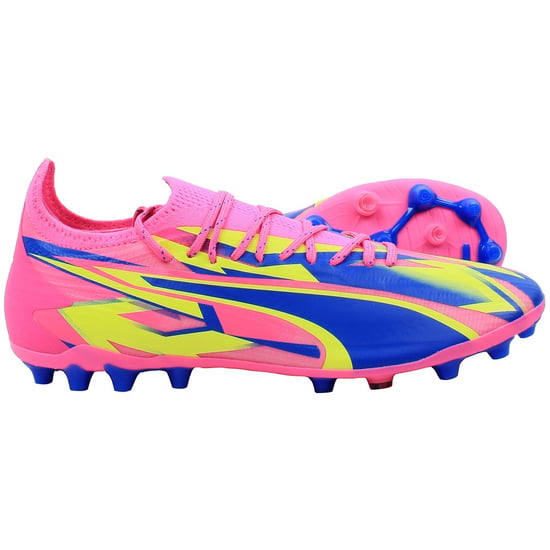 Botas de fútbol Puma Ultra Ultimate Energy MG para hombre en rosa - Image 4