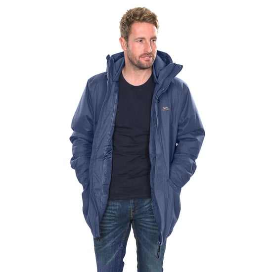 Trespass Mens Glover Waterproof Jacket (Navy Marl)