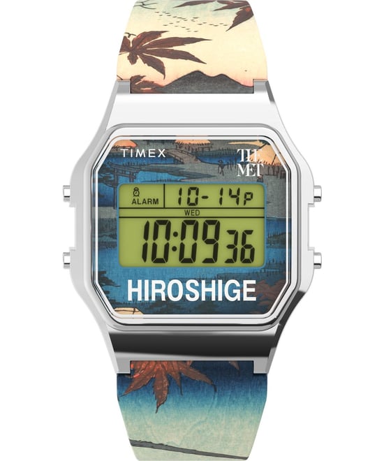 Timex The Met X Hiroshige Unisex's Multicolour Watch TW2W25300 - Image 1