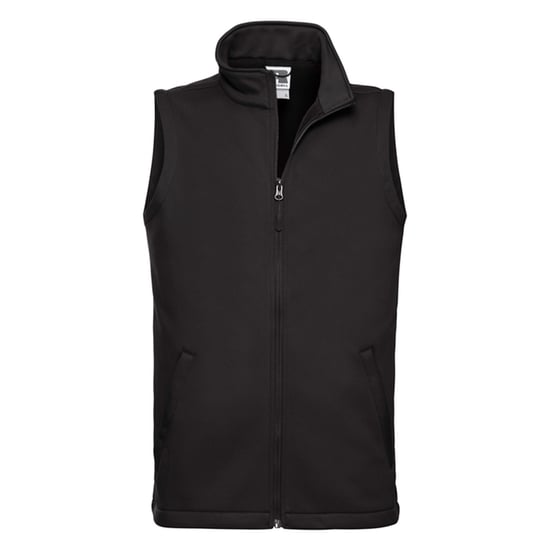 Russell Mens Softshell Gilet (Black) - Image 1