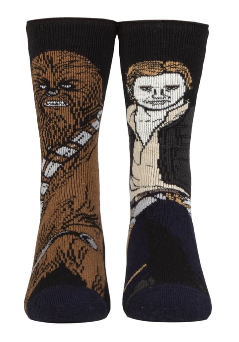 Calcetines Star Wars para hombre | Calcetines térmicos para invierno - Chewie & Hans - Image 1