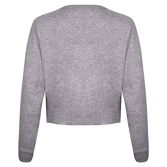 Disney Womens/Ladies Mickey Mouse Sketch Crop Sweatshirt (Sports Grey)