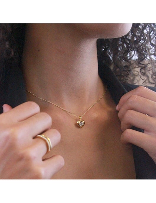 Colgantes Simply Love - Oro y Cristal - Image 4