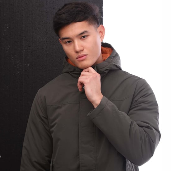 Men's Jack and Jones Fen Parka Jacket in Khaki