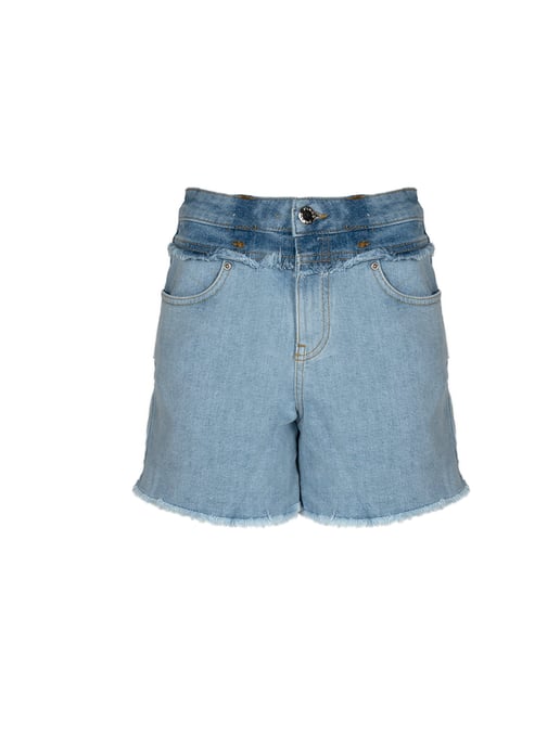 Pinko Bermudas Bradford de mujer azul - Image 1