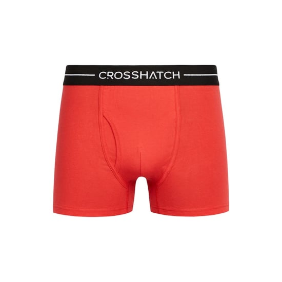 Crosshatch Mens Hexter Boxer Shorts (Pack Of 2) (Red) - Image 3