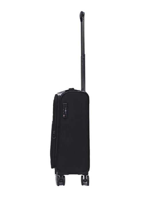 Lightweight Black 8 Wheel Travel Luggage Suitcases