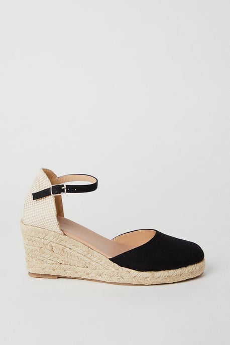 Rocki Closed Toe Espadrille Wedges
