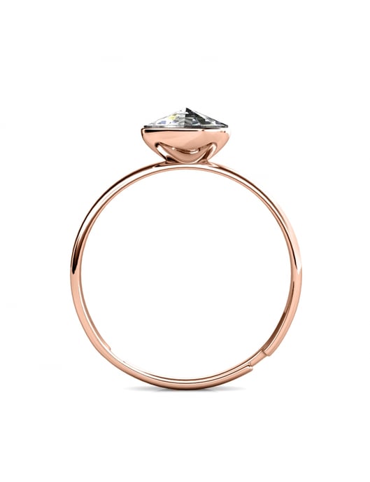 Anillo Acacia - Oro rosa y Cristal - Image 5