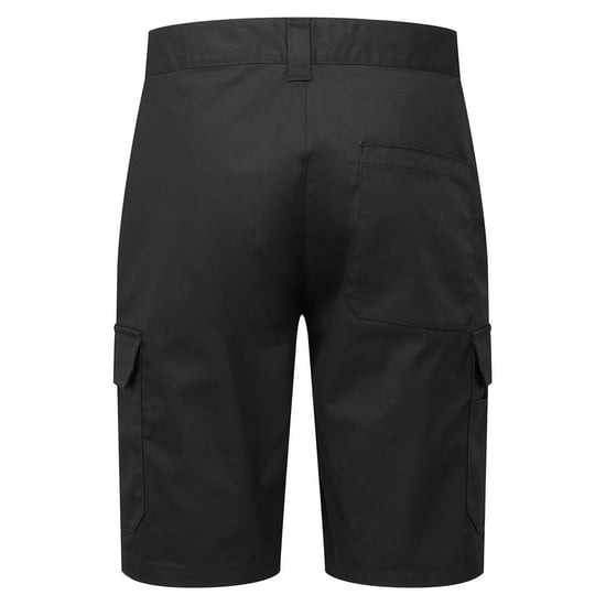 Premier Mens Work Cargo Shorts (Black) - Image 2