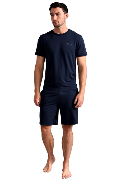 Ted Baker Pantalones Cortos de Pijama para Hombre con Bolsillos - Azul Marino - Image 1