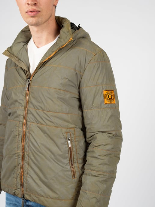 Guess Chaqueta del hombre amarillo, verde - Image 5