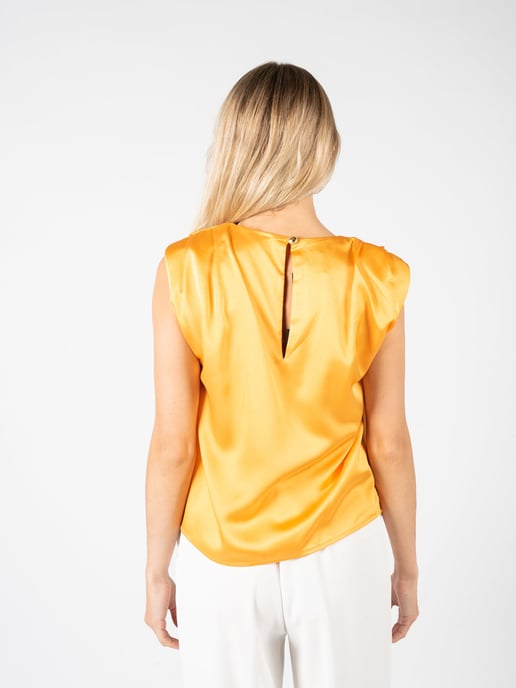 Pinko Blusa Barry de mujer naranja - Image 3