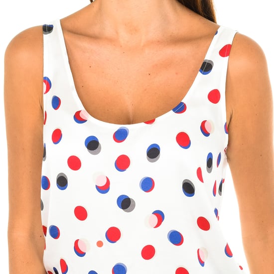 Camiseta sin mangas de cuello redondo para mujer 3Y5H61-5NZNZ - Image 2