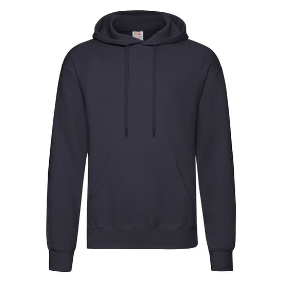 Fruit of the Loom Adults Unisex Classic Hooded Sweatshirt (Deep Navy) - Image 1