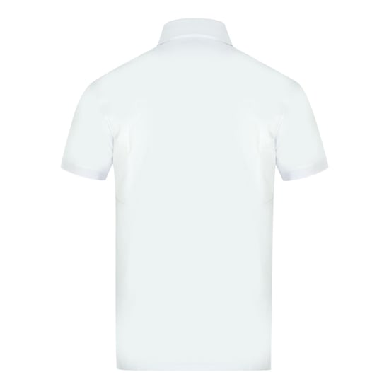 Polo blanco con logotipo de Aquascutum Aldis Brand London - Image 2