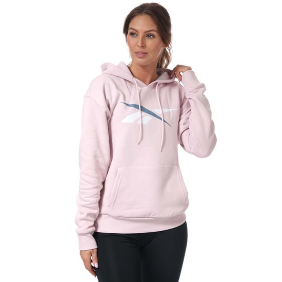 Women's Reebok Training Essentials Vector Hoody in Berry