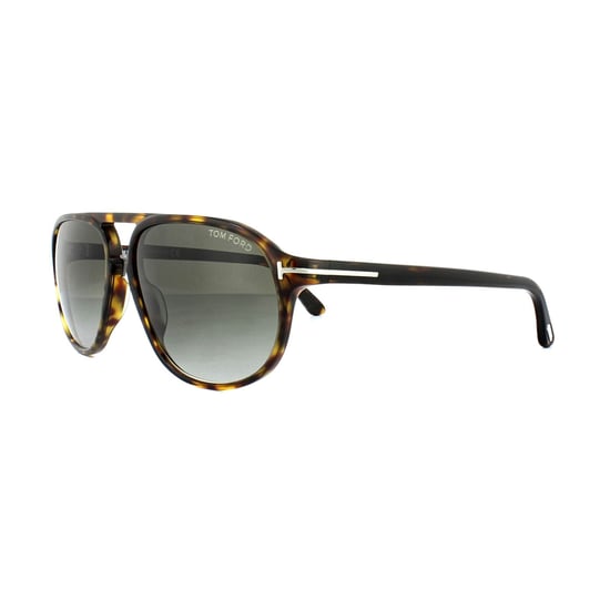 Gafas de sol Tom Ford 0447 Jacob 52B Habana Oscura Ahumada Gris Gradiente - Image 2