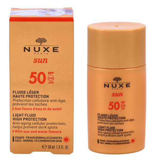 Nuxe Sun Fluido Ligero Facial Alta Protección Spf50 50 ml - Image 1