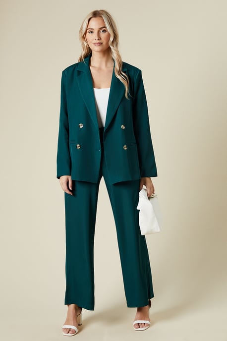 Elasticated Waist Straight Leg Trouser