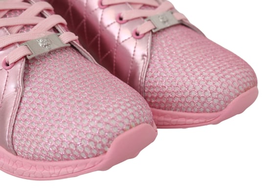 Plein Sport Women's Pink Blush Polyester Runner Gisella Sneakers Shoes