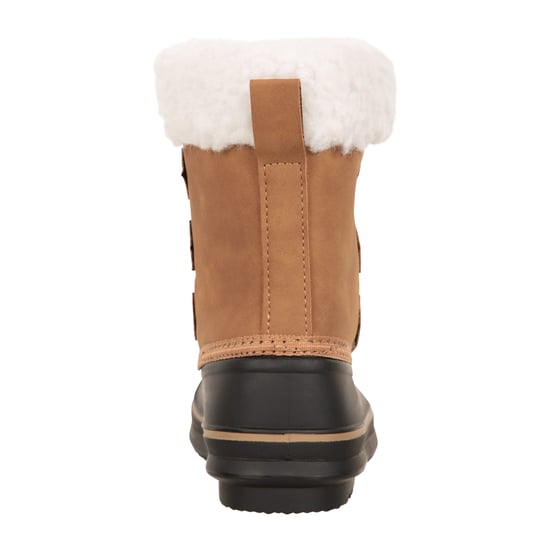 Mountain Warehouse Toddler Adaptive Lace Up Snow Boots (Brown)