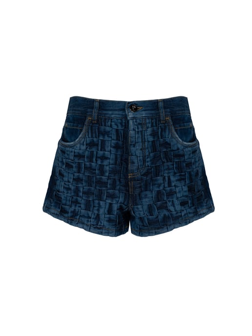 Pinko Bermudas Creativa de mujer azul oscuro - Image 1