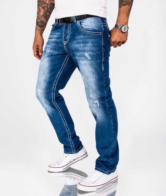 Rock Creek Jeans Blau