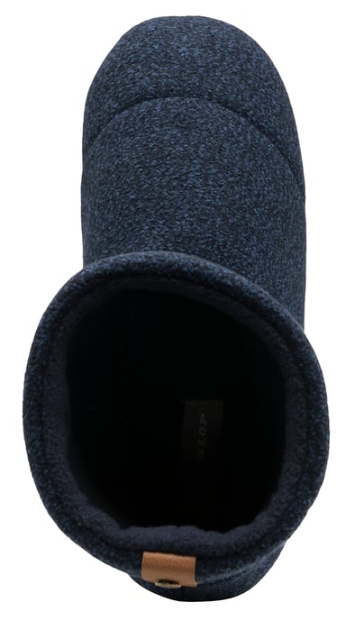 Pantuflas de bota de interior para hombre | Dunlop | Espuma con memoria | Hogar Casa Dormitorio | Suela dura | Gran regalo para él - Azul marino - Image 2