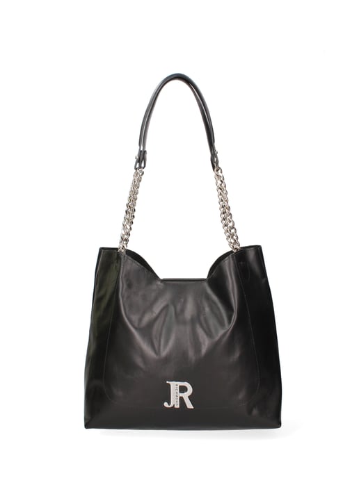 John Richmond Bolso de hombro Mujer BLACK AND SILVER - Image 1