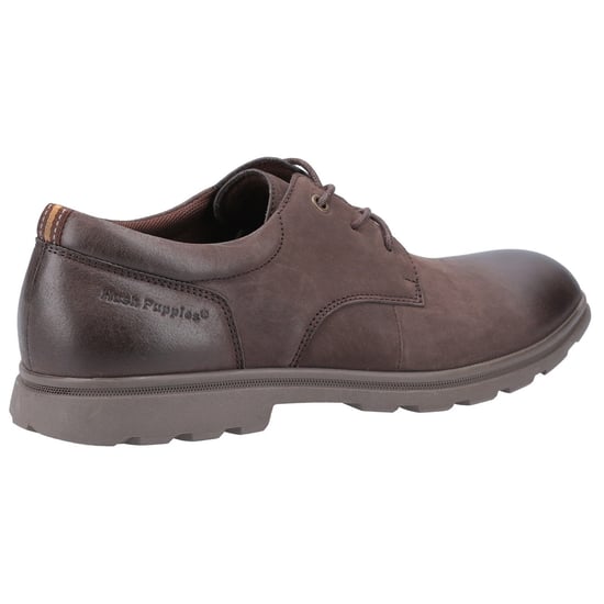 Hush Puppies Mens Trevor Leather Derby Shoes (Brown) - Image 2