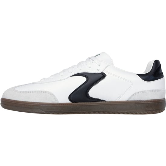 Skechers Hotshot Pyke Synthetic Men's White/Black Trainers - Image 4