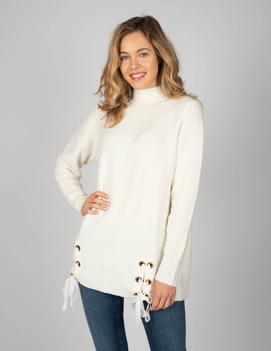 Trussardi Jeans Pullover Woman's Beige - Image 3