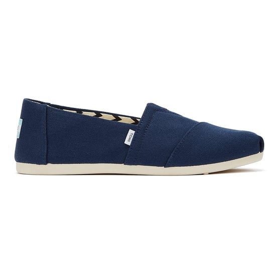 TOMS Alpargata Cotton Canvas Womens Navy Espadrilles - Image 5