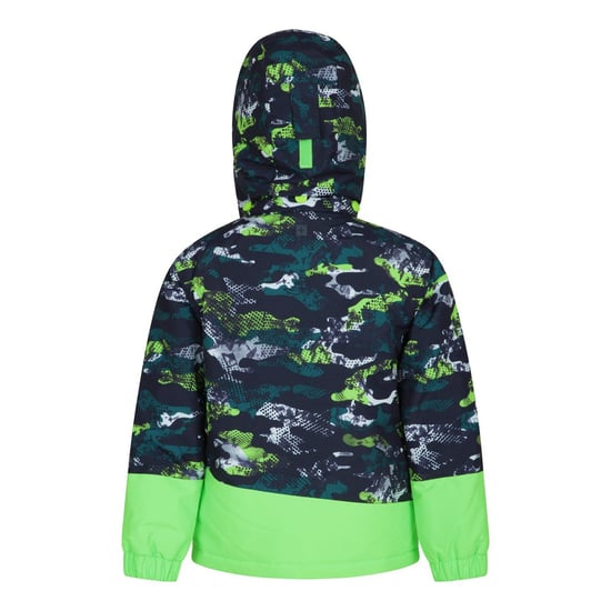 Mountain Warehouse Childrens/Kids Mogal Camouflage Ski Jacket (Green) - Image 2