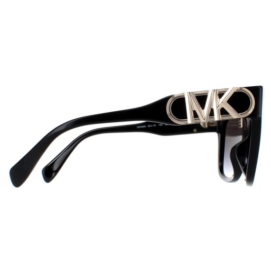 Michael Kors Cat Eye Womens Black Dark Grey Gradient MK2182U Empire Square