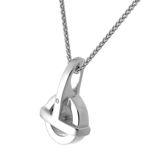 Orphelia Women's 925 Sterling Silver Set: Chain-Pendant + Earrings - Silver SET-5677 - Image 3