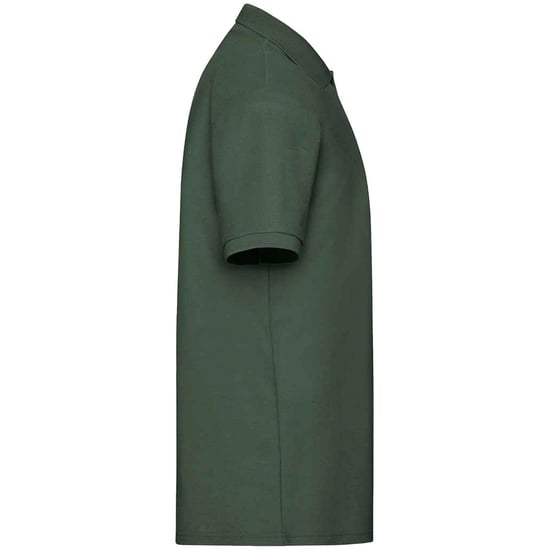 Fruit of the Loom Mens 65/35 Polo Shirt (Bottle Green) - Image 3