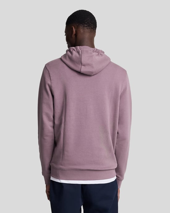 Lyle & Scott Branded Highland Mauve sudadera con capucha morada - Image 3
