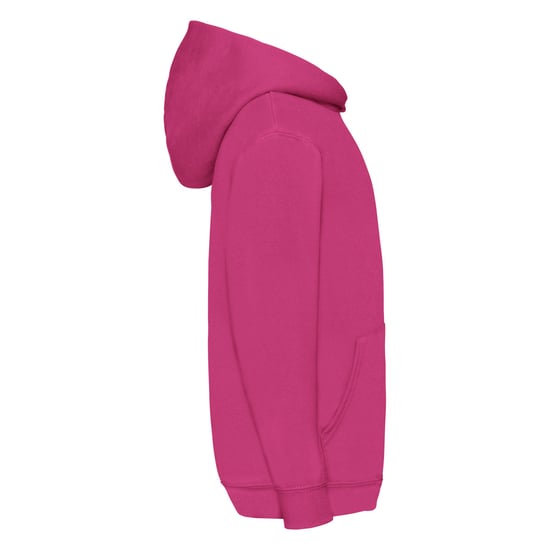 Fruit Of The Loom Childrens Unisex Hooded Sweatshirt / Hoodie (Fuchsia)