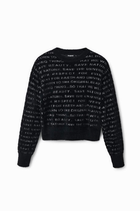 Desigual Suéter Negro para Mujer - Image 1