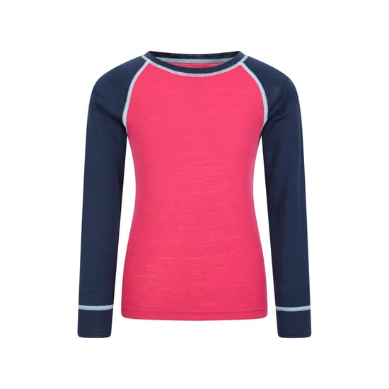 Mountain Warehouse Childrens/Kids Merino II Base Layer Set (Purple) - Image 5