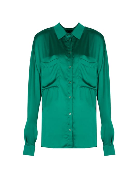 Liu Jo Camisa de mujer verde - Image 1
