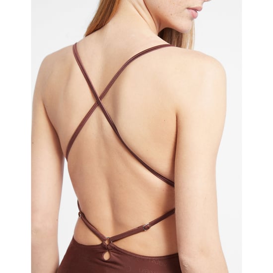 Women's Calvin Klein One Piece Swimsuit in Brown