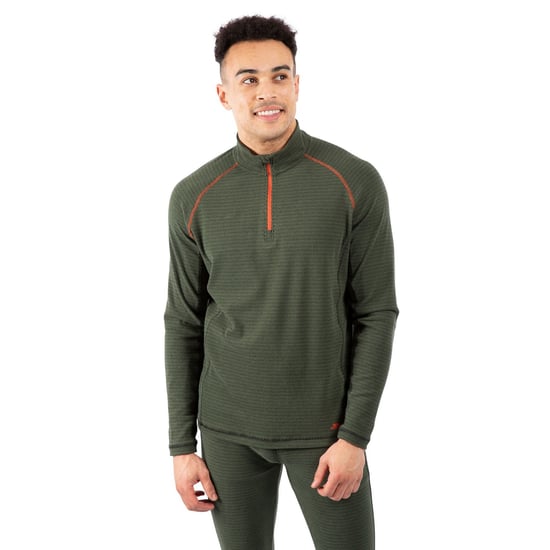 Trespass Mens Del Base Layer Top (Ivy/Black)
