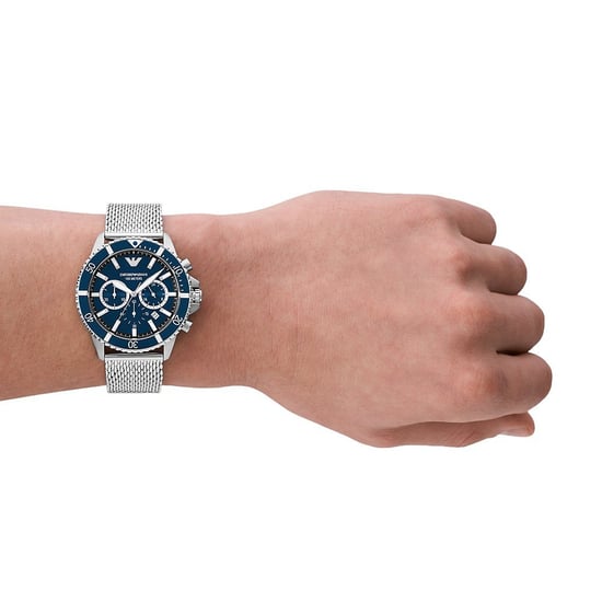 Emporio Armani Diver Men's Silver Watch AR11587 - Image 4